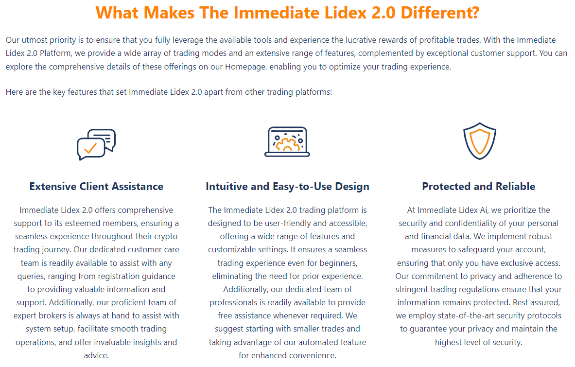 Immediate Lidex 2.0 (Pro) different