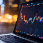 Evening Trading Session Laptop