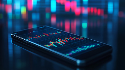 Glowing Mobile Trading Display
