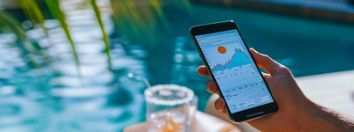 Morning Trading by the Pool Morning Trading by the Pool