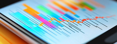 Futuristic Stock Market Visualization Futuristic Stock Market Visualization