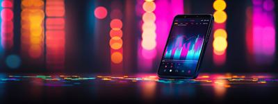 App astratta del mercato azionario Abstract Stock Market App