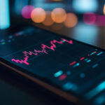 Elegant Stock Market Mobile Display