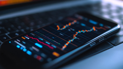 Casa 5 Dark Trading Chart Interface